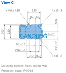 MPX1950 ने 7kg पेलोड 1450mm आर्म रोबोट पेंटिंग के लिए Yaskawa रोबोट का इस्तेमाल किया