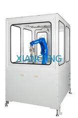 YASKAWA GP8 ने पिक एंड प्लेस 8kg पेलोड के लिए औद्योगिक रोबोट आर्म का इस्तेमाल किया