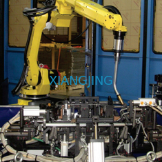 M-10iD स्वचालित वेल्डिंग रोबोट और OTC welbee P500L वेल्डिंग मशीन के साथ फाइबर लेजर वेल्डिंग के लिए 6 अक्ष औद्योगिक रोबोट