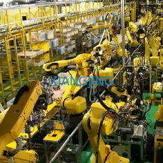 M-10iD स्वचालित वेल्डिंग रोबोट और OTC welbee P500L वेल्डिंग मशीन के साथ फाइबर लेजर वेल्डिंग के लिए 6 अक्ष औद्योगिक रोबोट